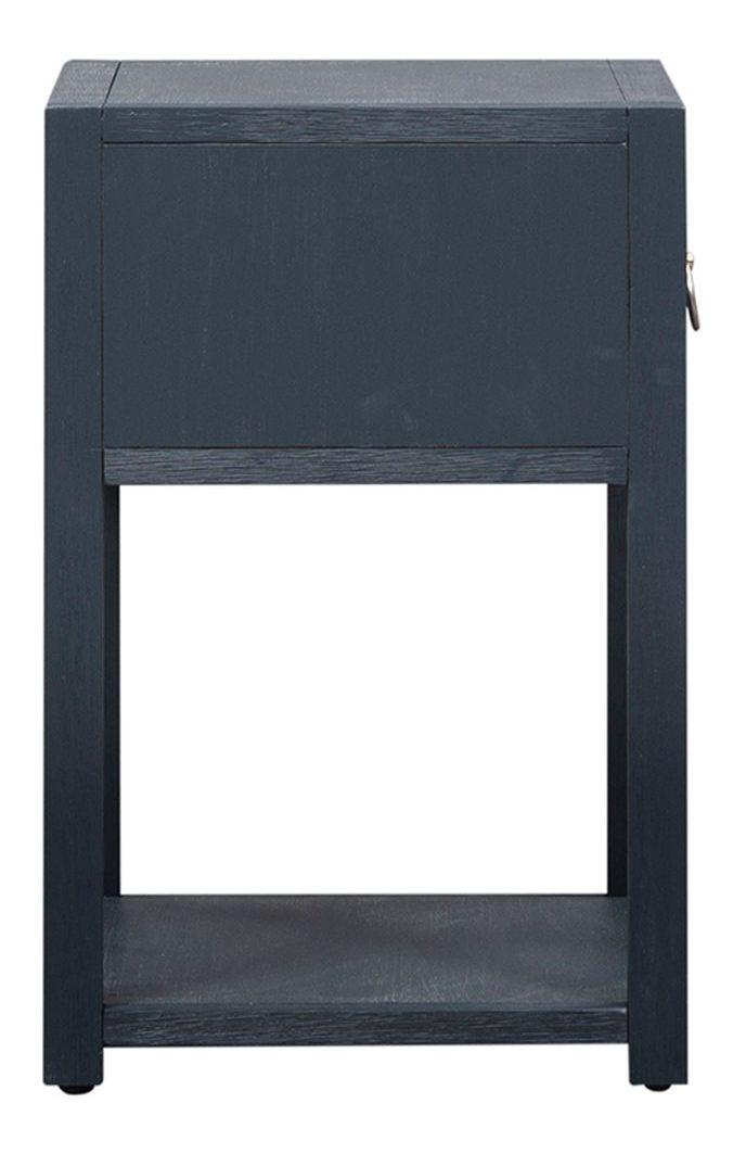 East End Rectangular MDF & Wood Veneer Accent Table w/Shelf & Drawer