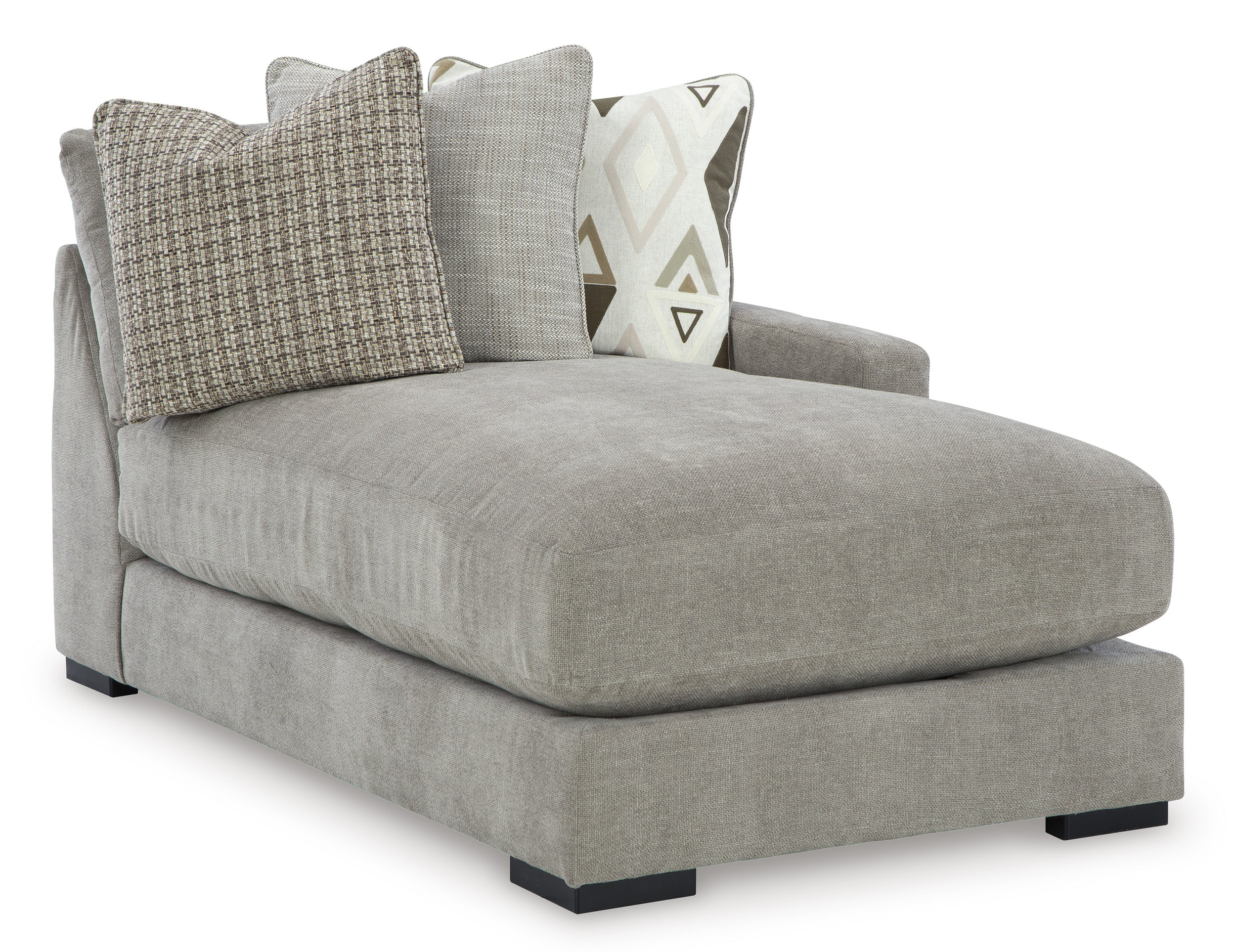 Aslan Court Fabric 4-Piece Sofa Pit Sectional