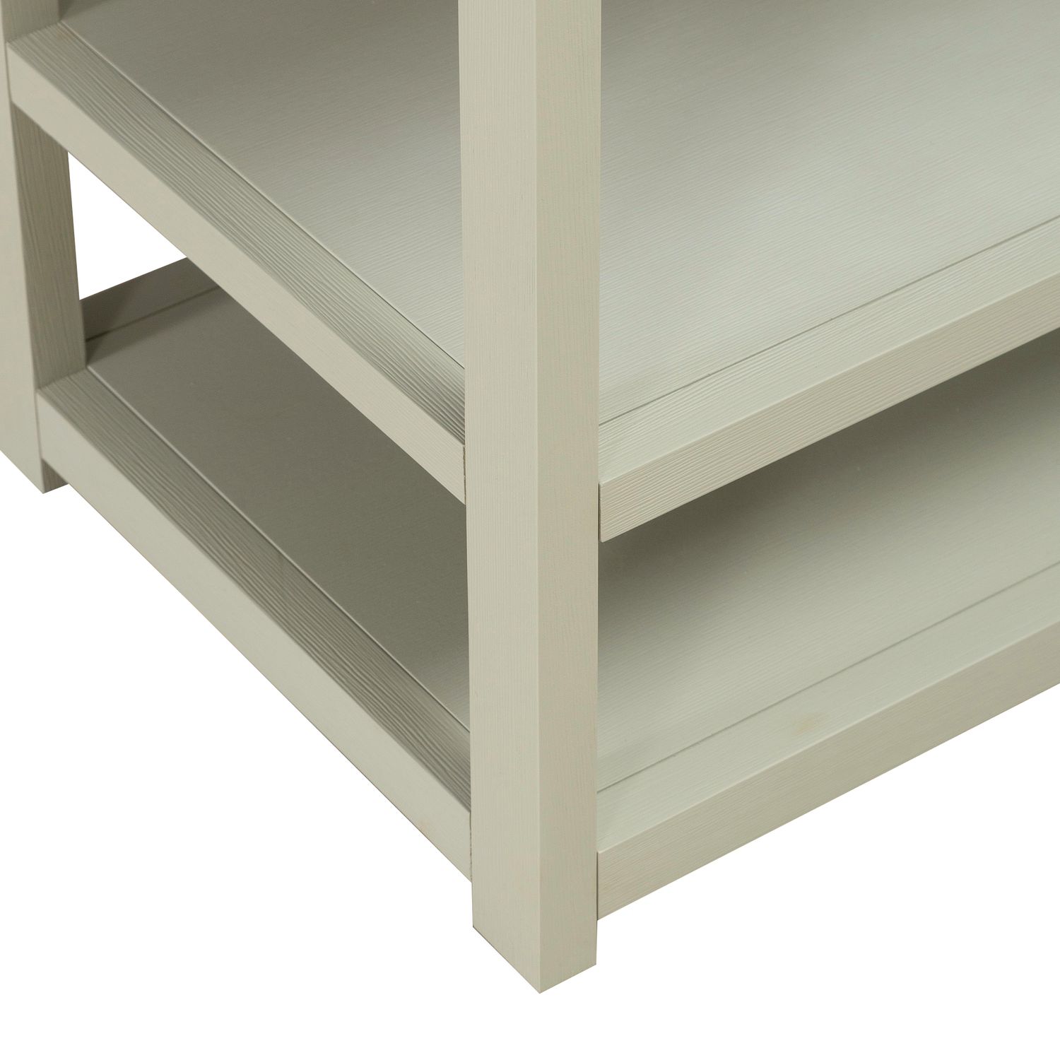 East End MDF & Wood Veneer Accent Bookcase w/6 Shelf & Drawer