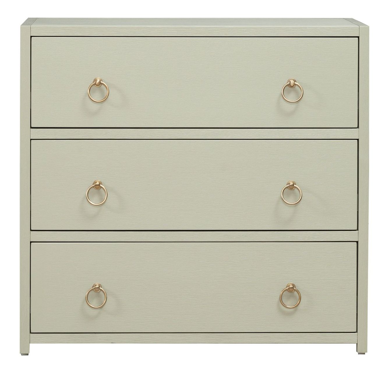 East End MDF & Wood Veneer Accent Cabinet w/3 Drawers