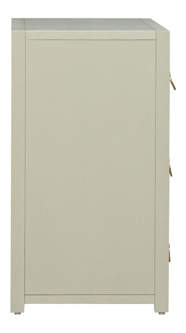 East End MDF & Wood Veneer Accent Cabinet w/3 Drawers