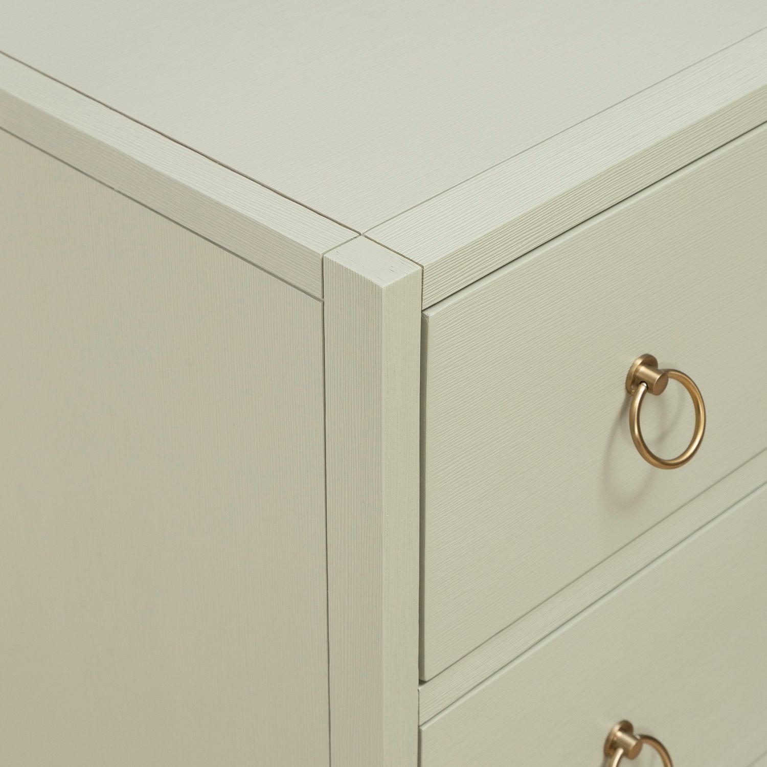 East End MDF & Wood Veneer Accent Cabinet w/3 Drawers