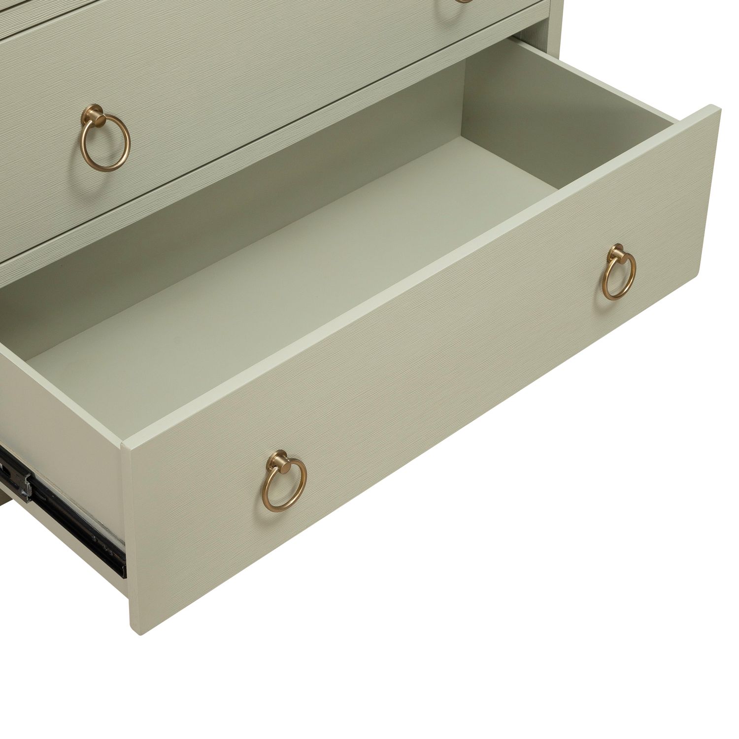 East End MDF & Wood Veneer Accent Cabinet w/3 Drawers