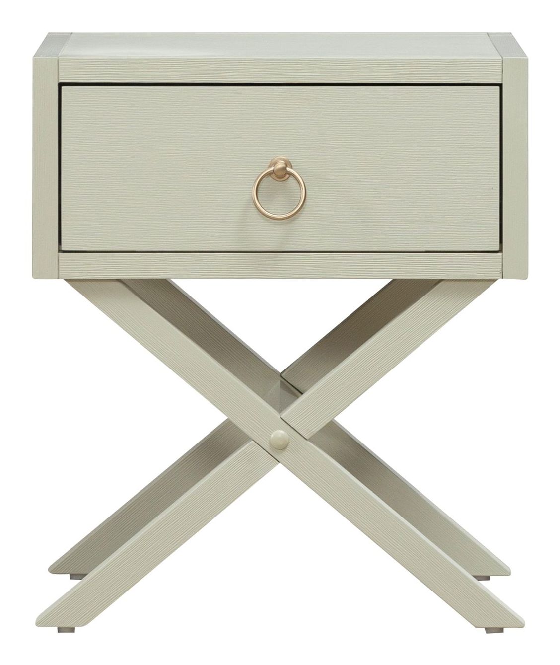 East End Rectangular MDF & Wood Veneer Accent Table w/Drawer
