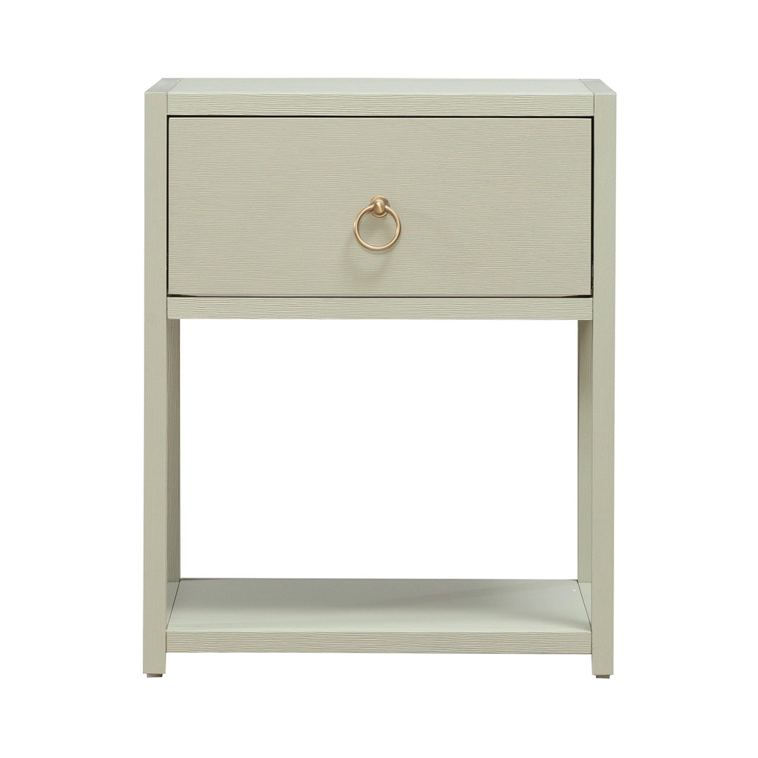 Green Accent Table with Drawer | East End Side Table