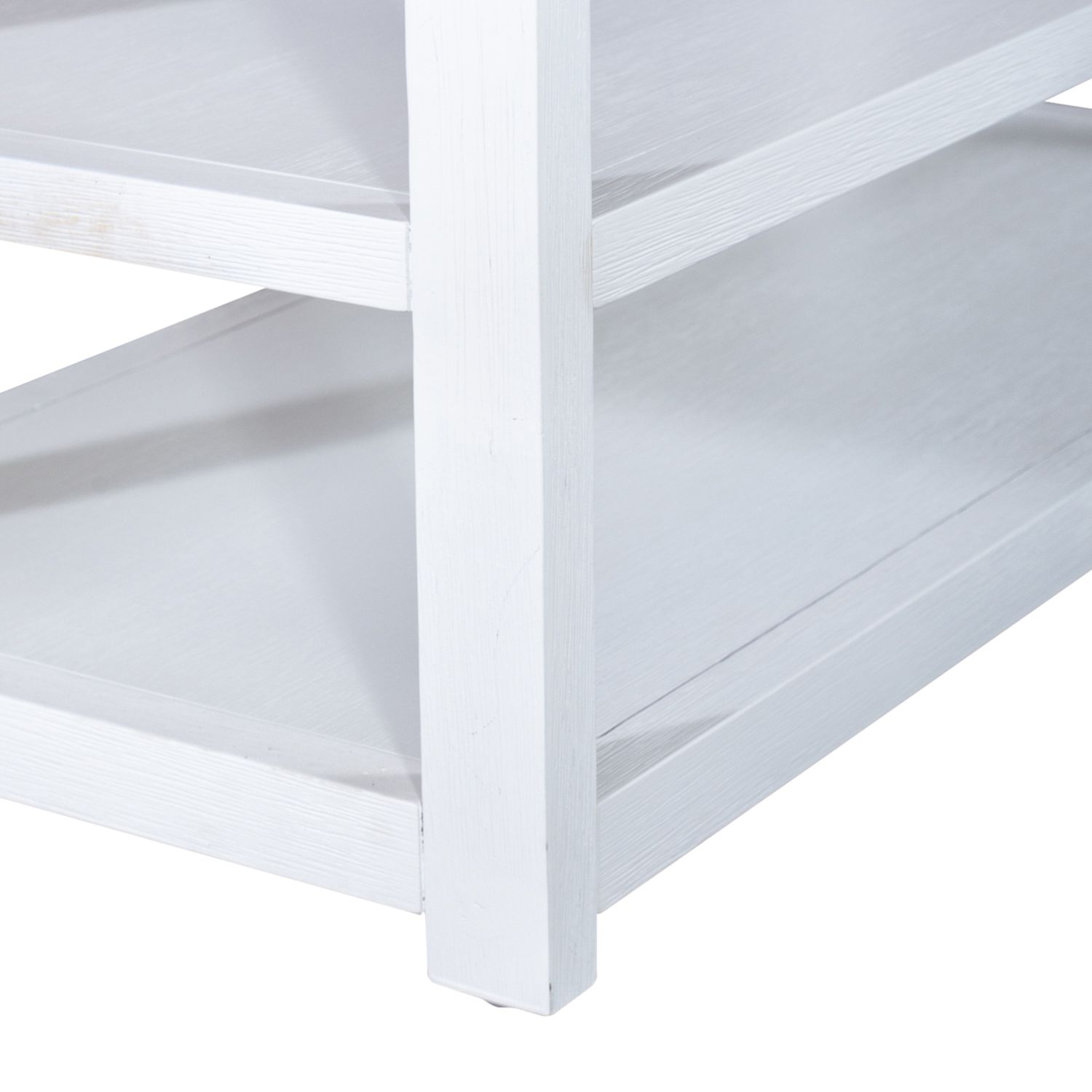 East End MDF & Wood Veneer Accent Bookcase w/6 Shelf & Drawer