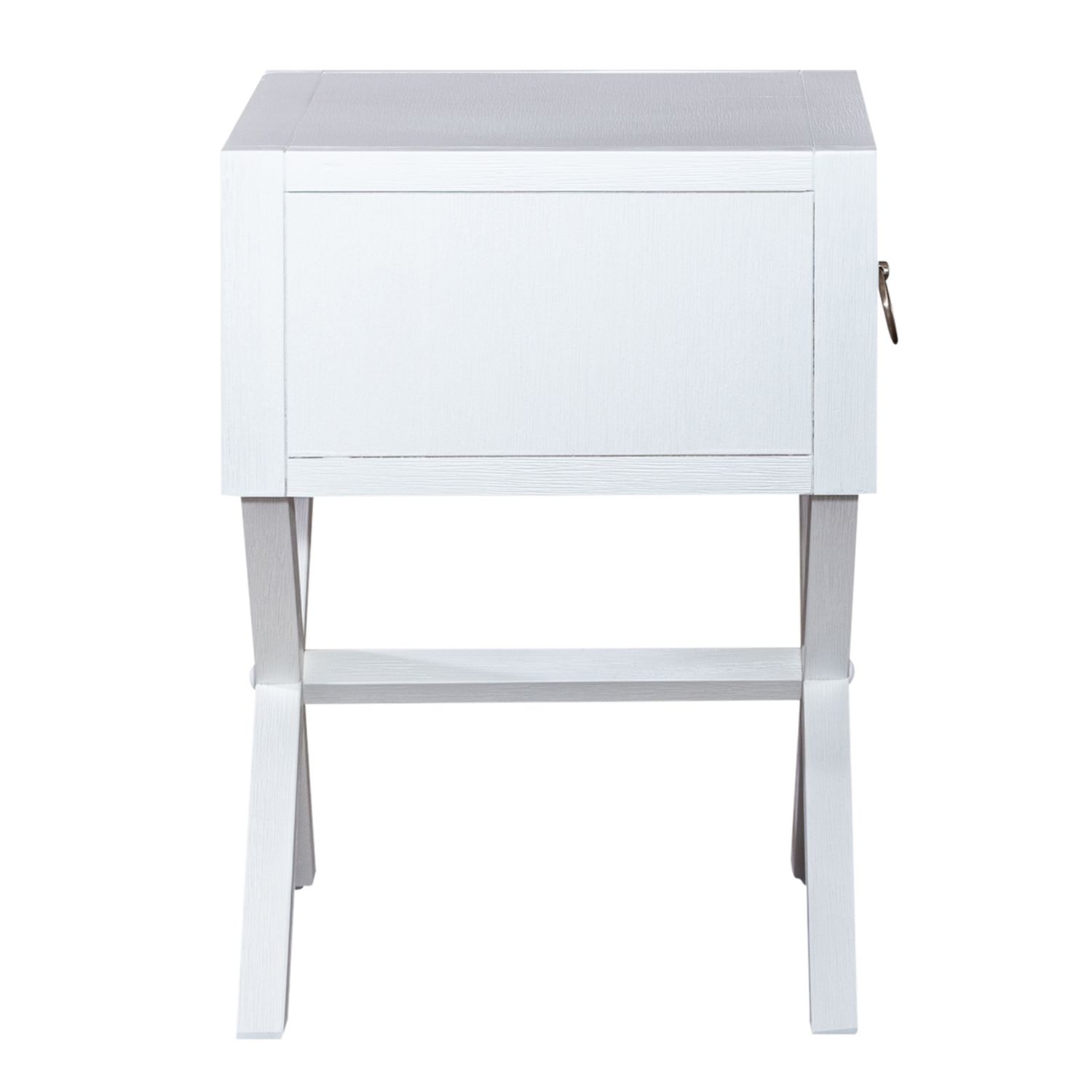 East End Rectangular MDF & Wood Veneer Accent Table w/Drawer