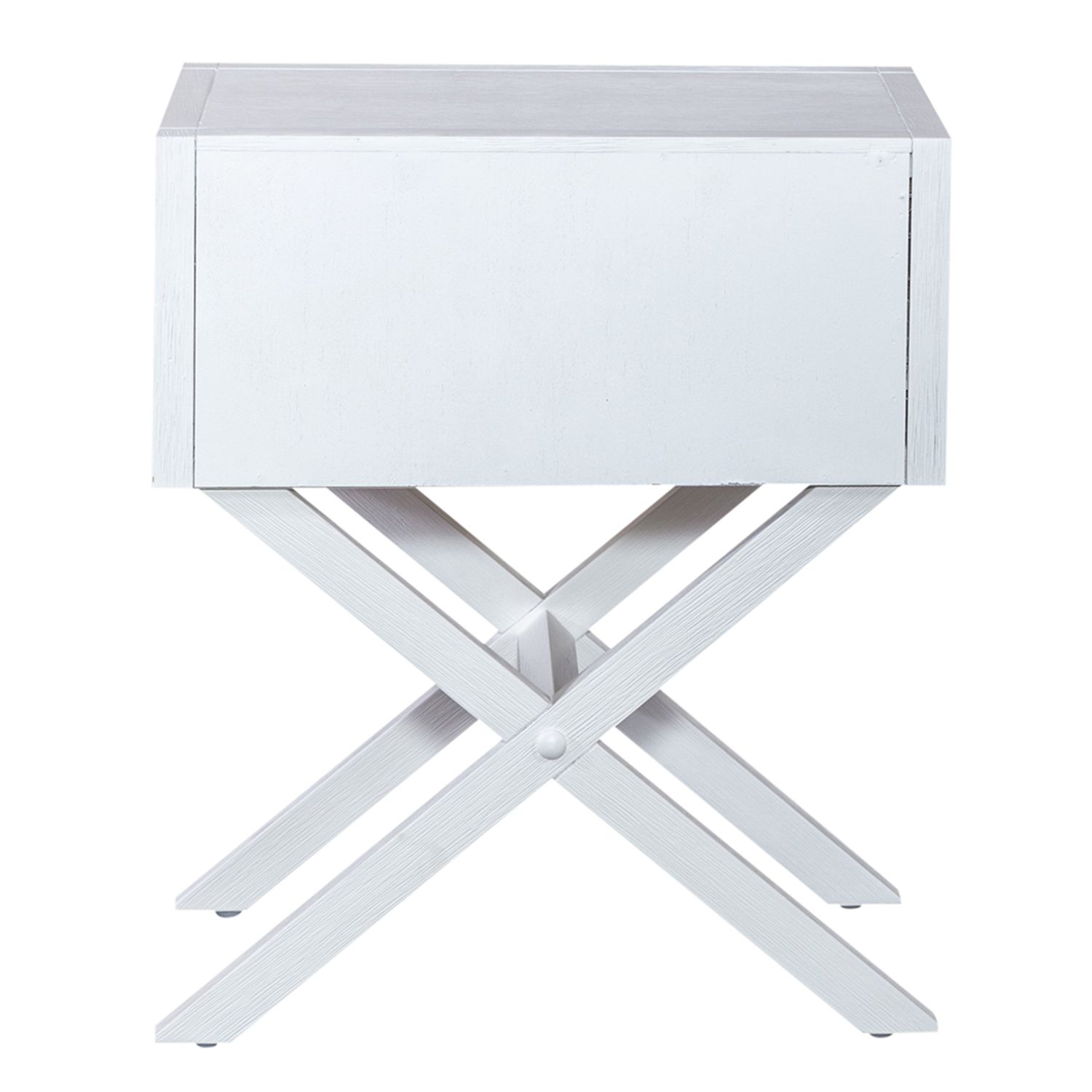 East End Rectangular MDF & Wood Veneer Accent Table w/Drawer