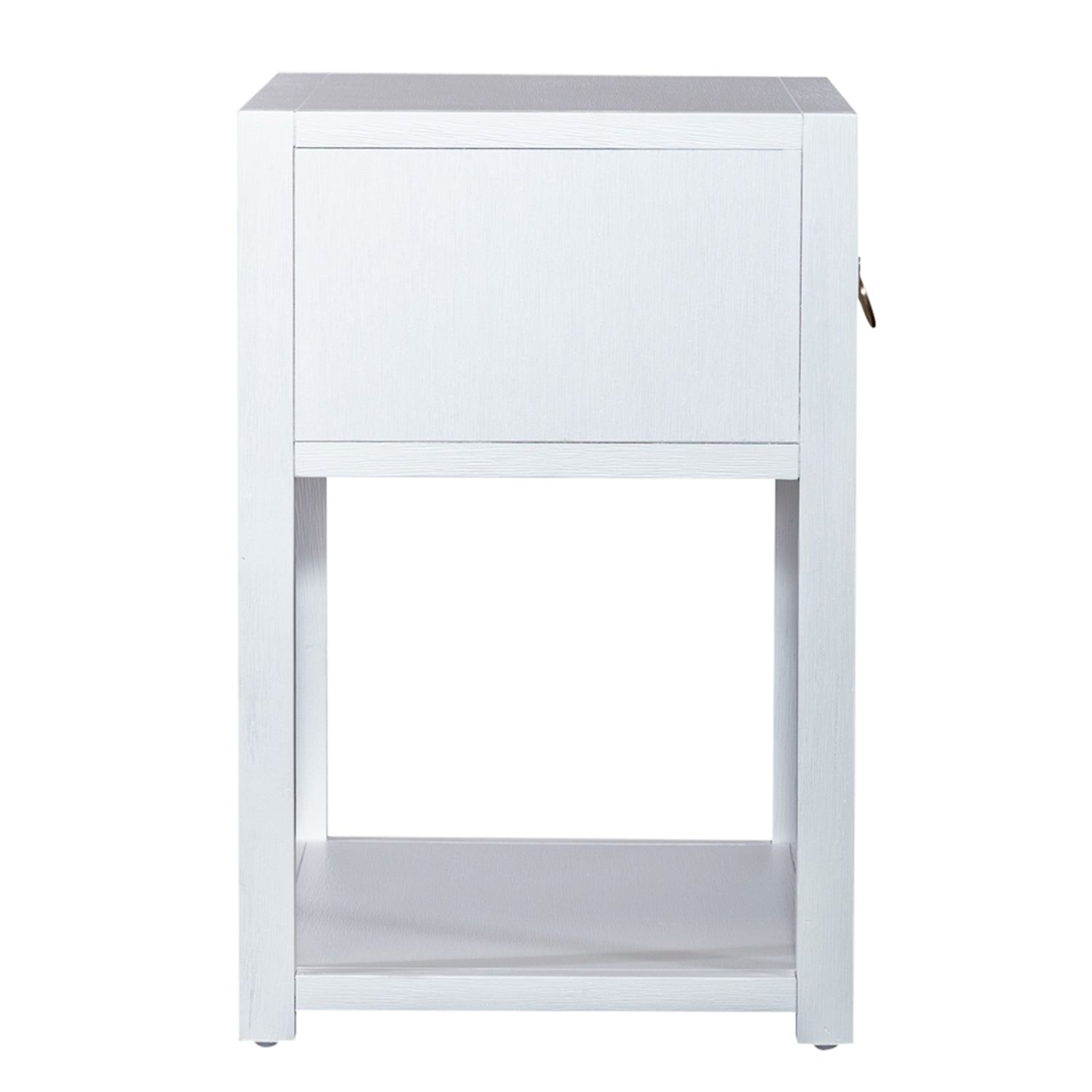 East End Rectangular MDF & Wood Veneer Accent Table w/Shelf & Drawer