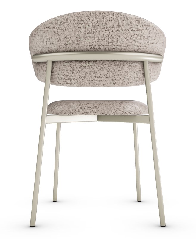 Oleandro Aspen Fabric/Metal Dining Chair