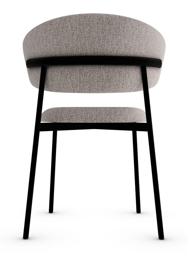 Oleandro Boucle Fabric/Metal Dining Chair