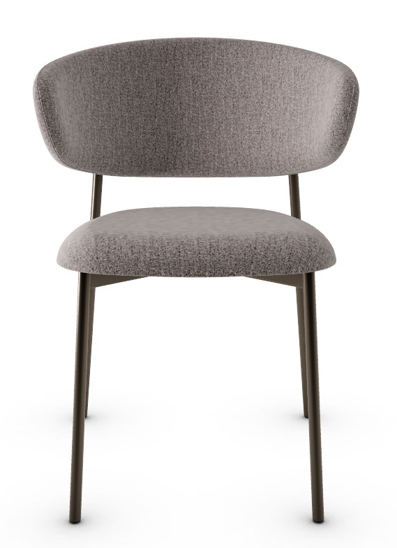 Oleandro Boucle Fabric/Metal Dining Chair
