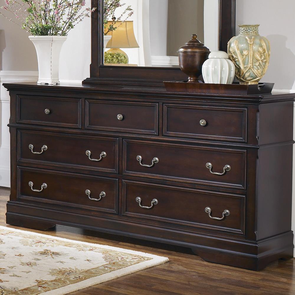 Cambridge Wood Dresser w/7 Drawers