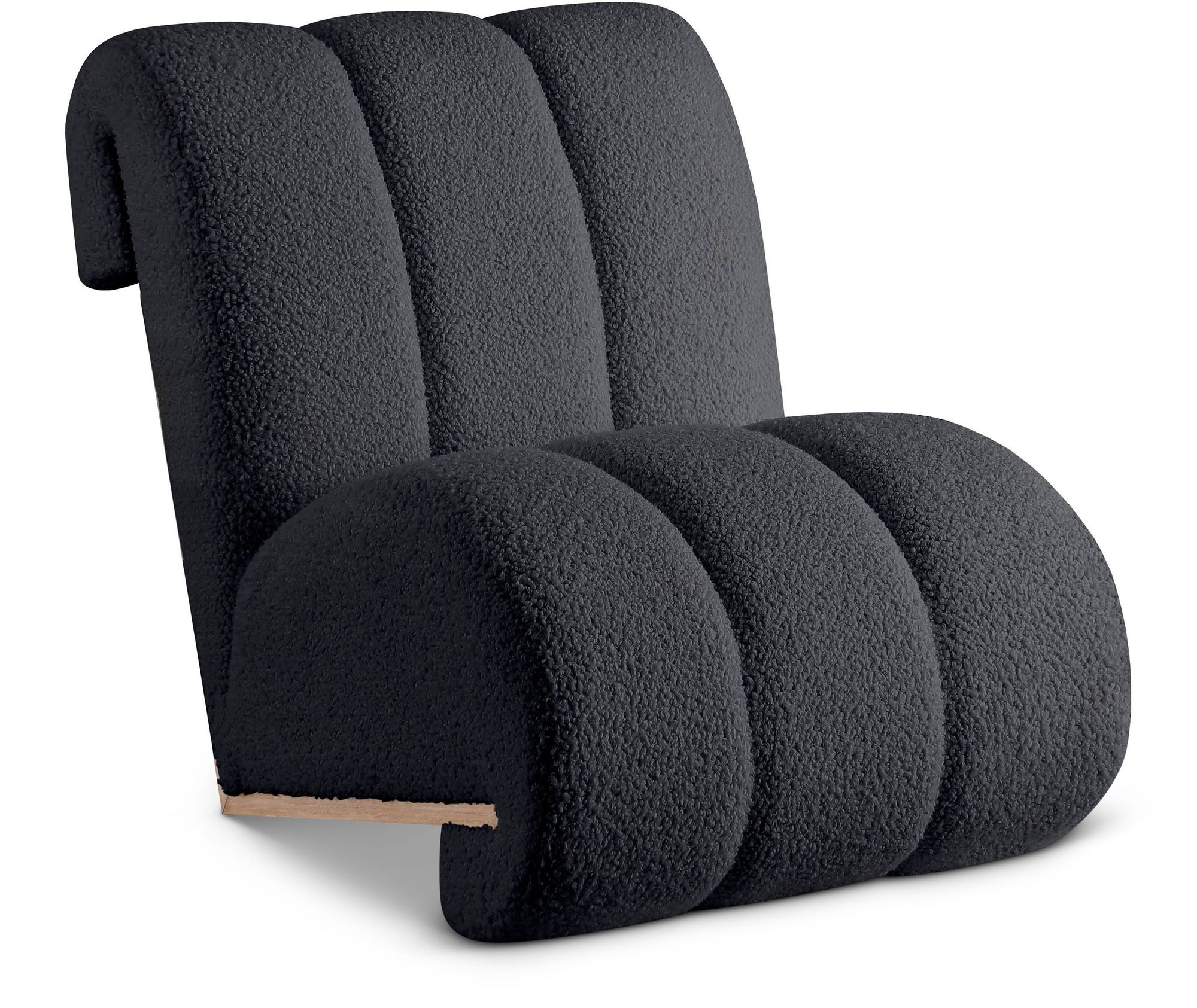 Swoon Faux Sheepskin Accent Chair