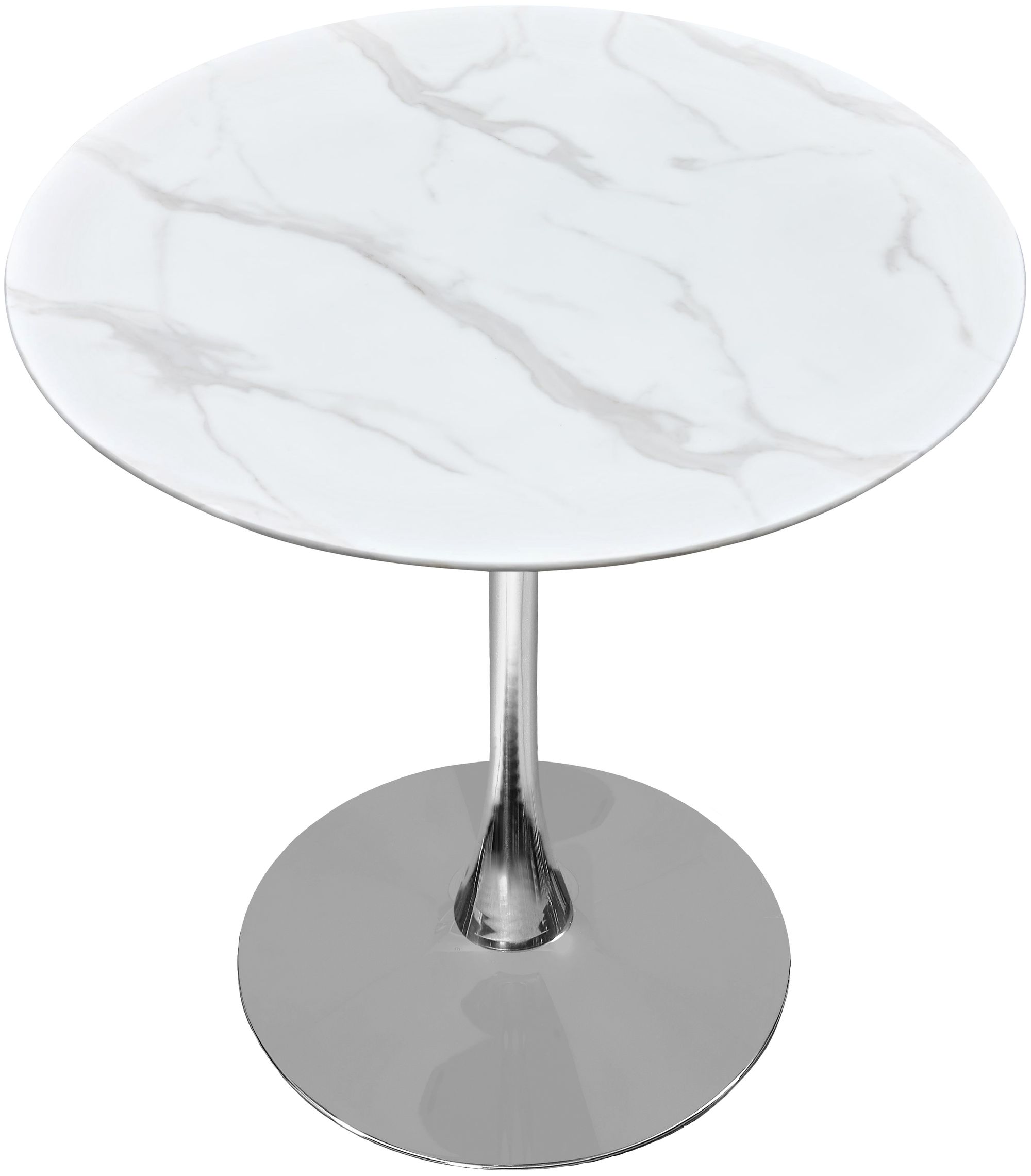 Tulip 36" Round Glass Counter Height Table