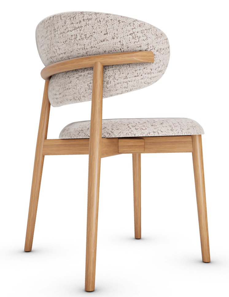 Oleandro Upholstery/Wood Dining Chair
