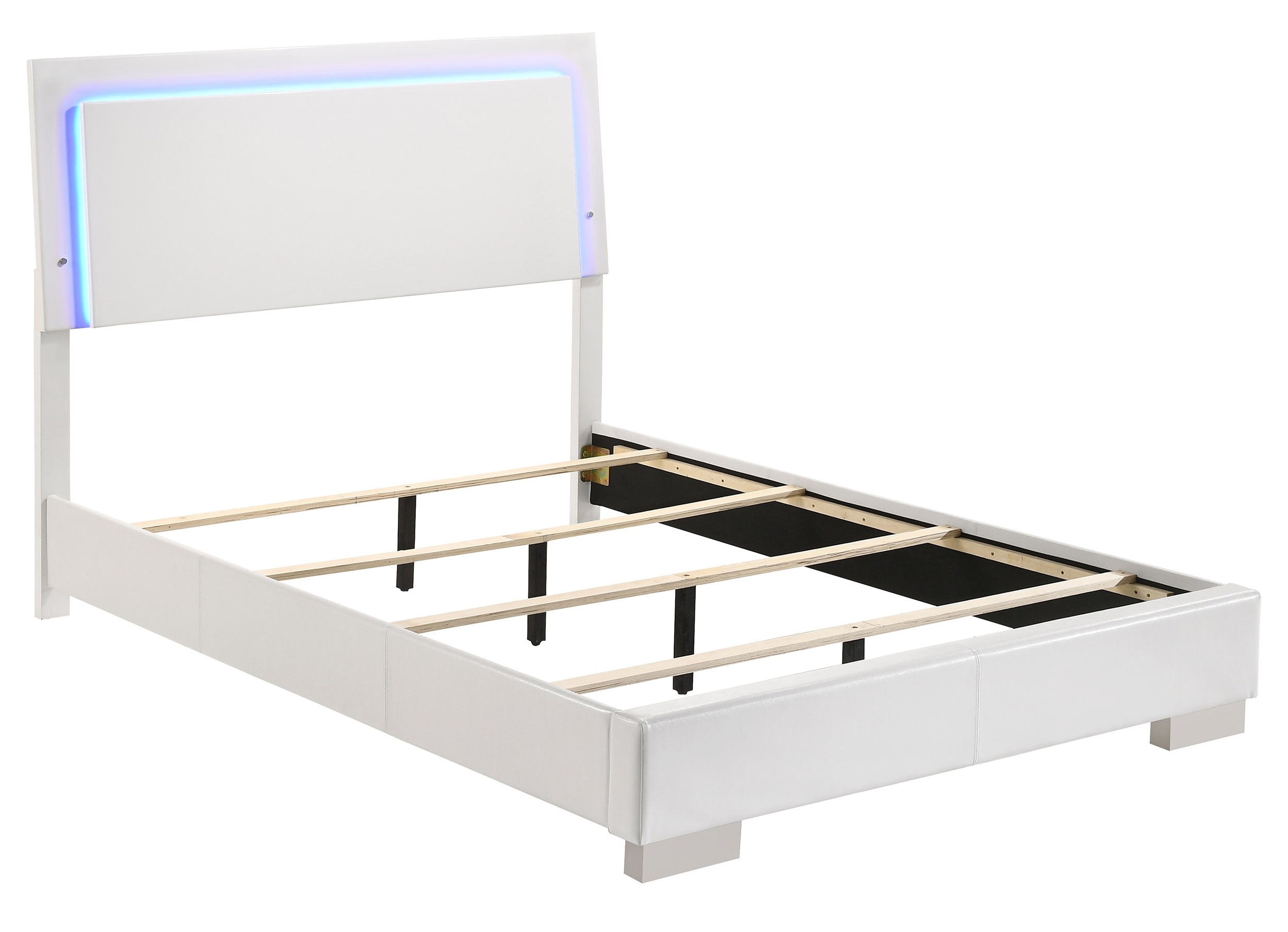 Felicity Panel Bed w/LED Lighting