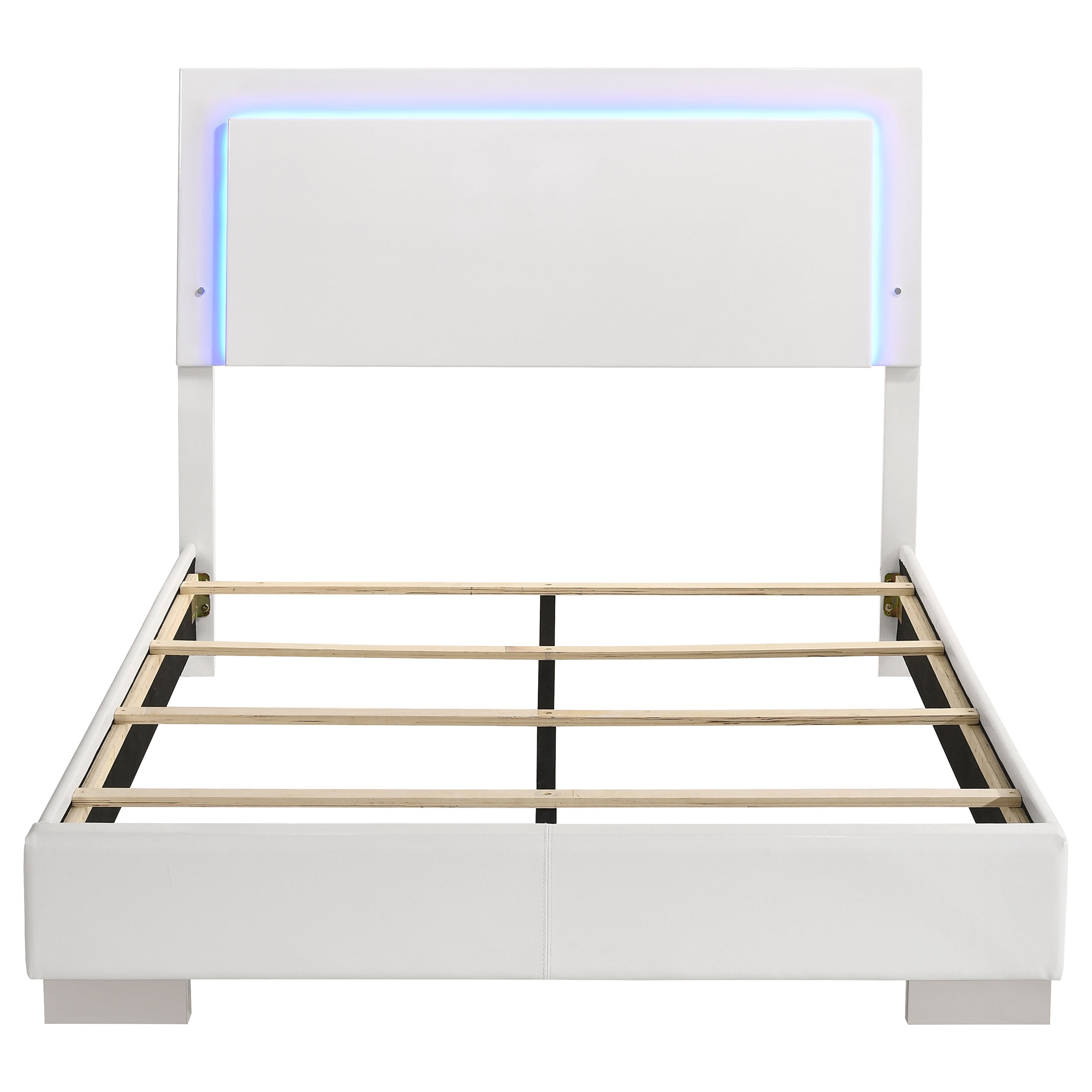 Felicity Panel Bed w/LED Lighting, Full Size