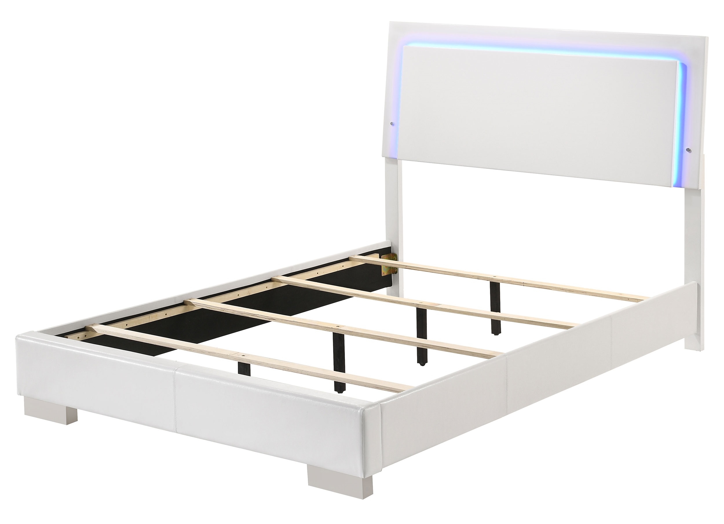 Felicity Panel Bed w/LED Lighting