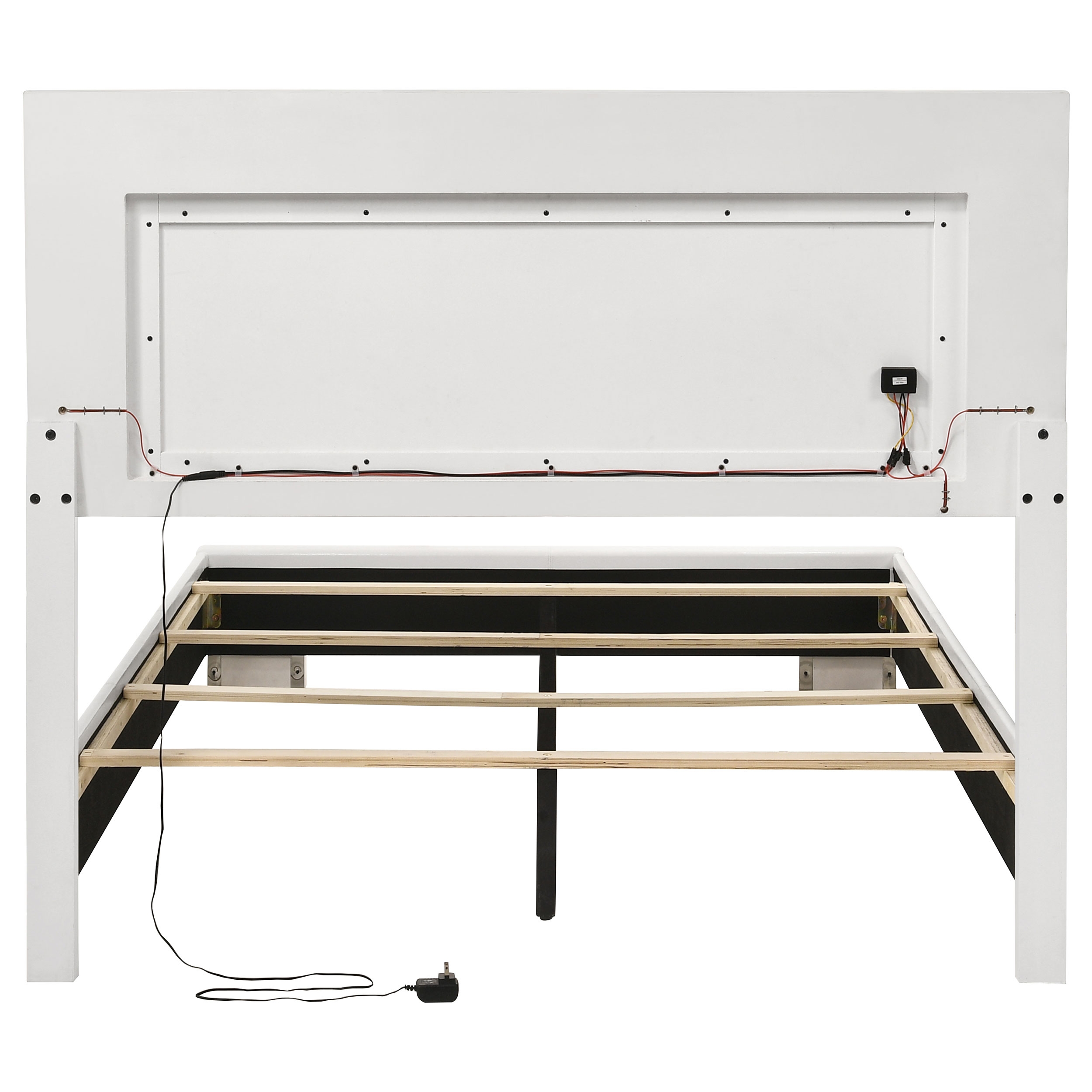 Felicity Panel Bed w/LED Lighting, Full Size