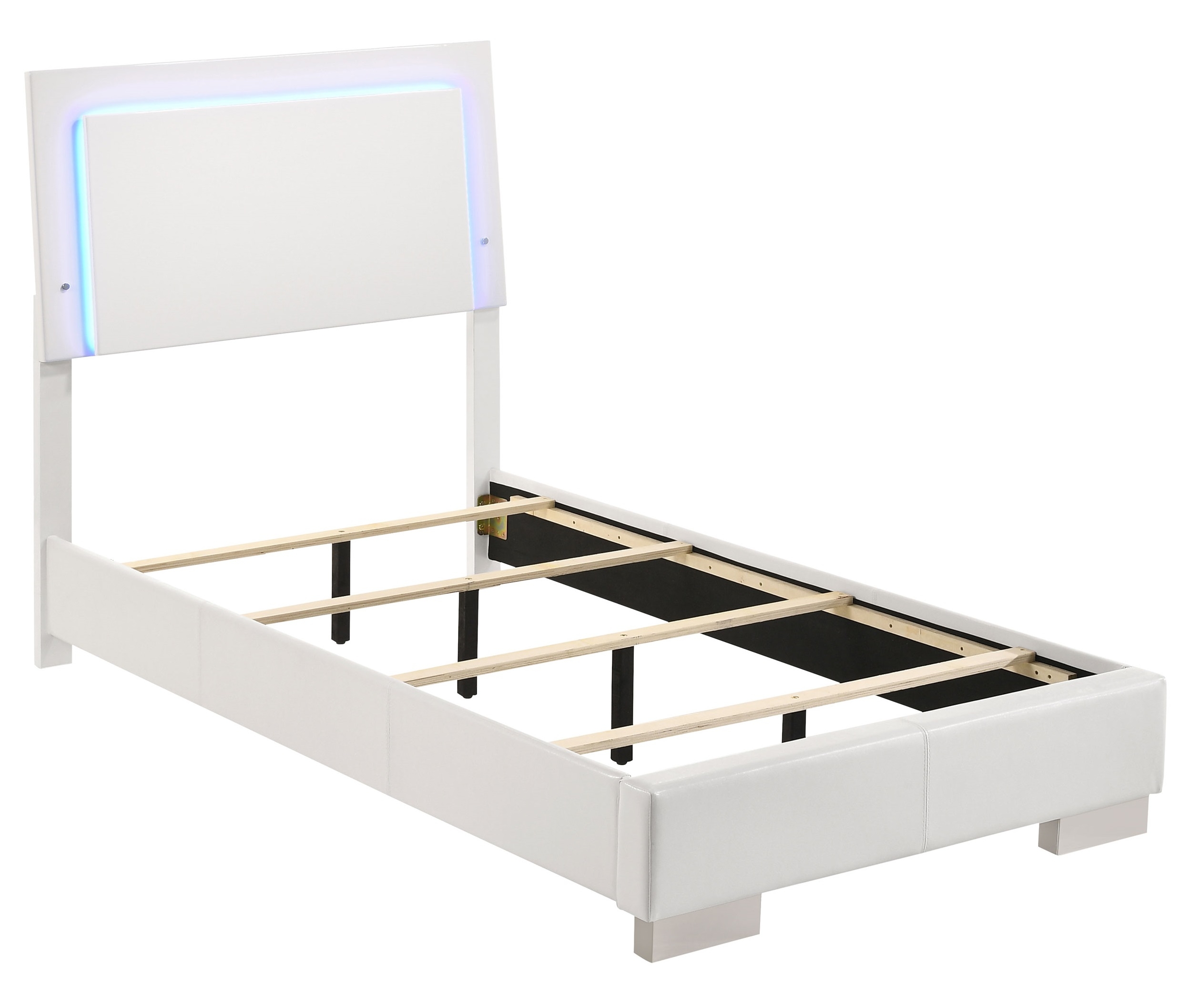 Felicity Panel Bed w/LED Lighting