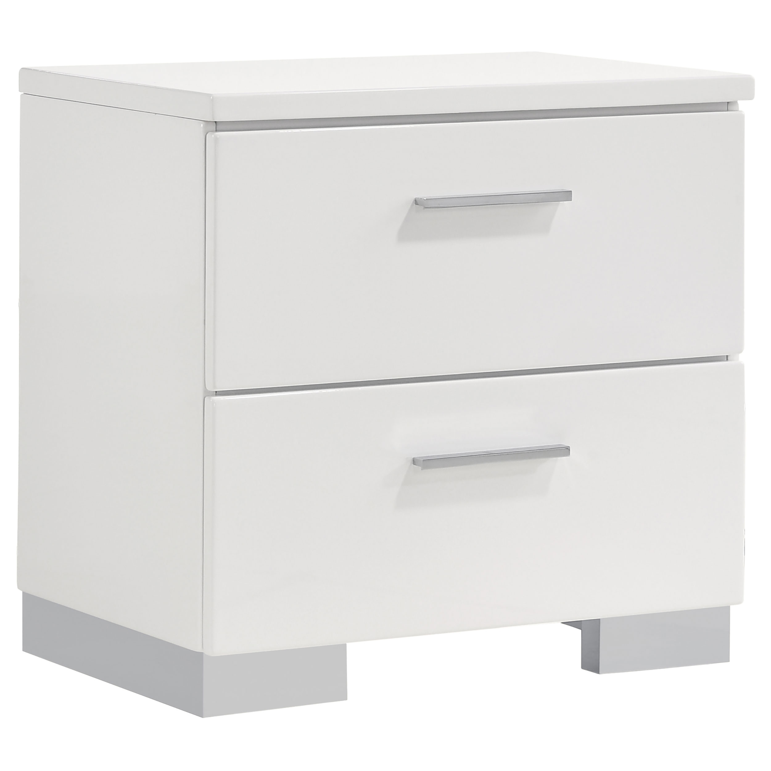 Felicity Wood Nightstand w/2 Drawers