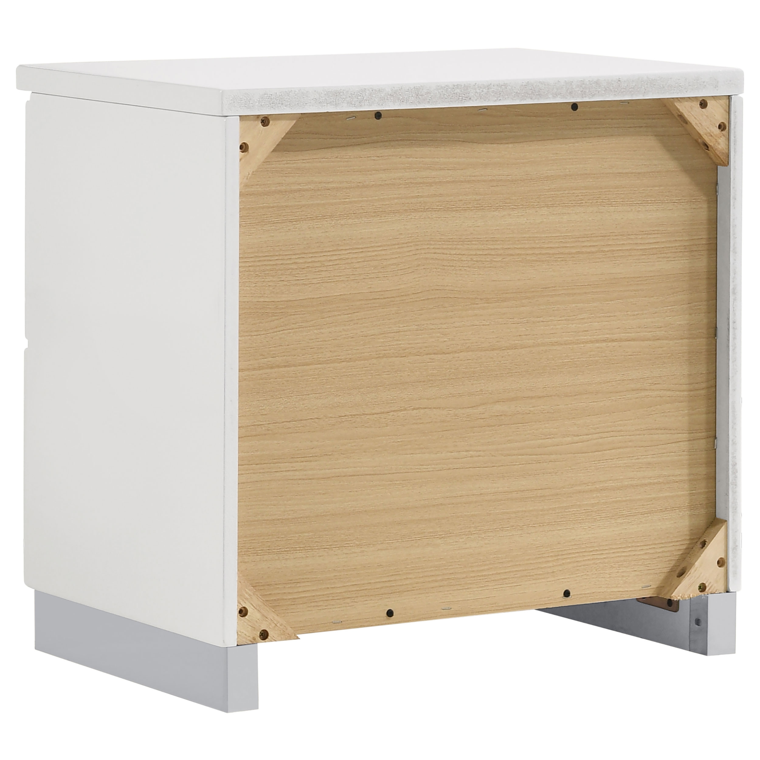 Felicity Wood Nightstand w/2 Drawers