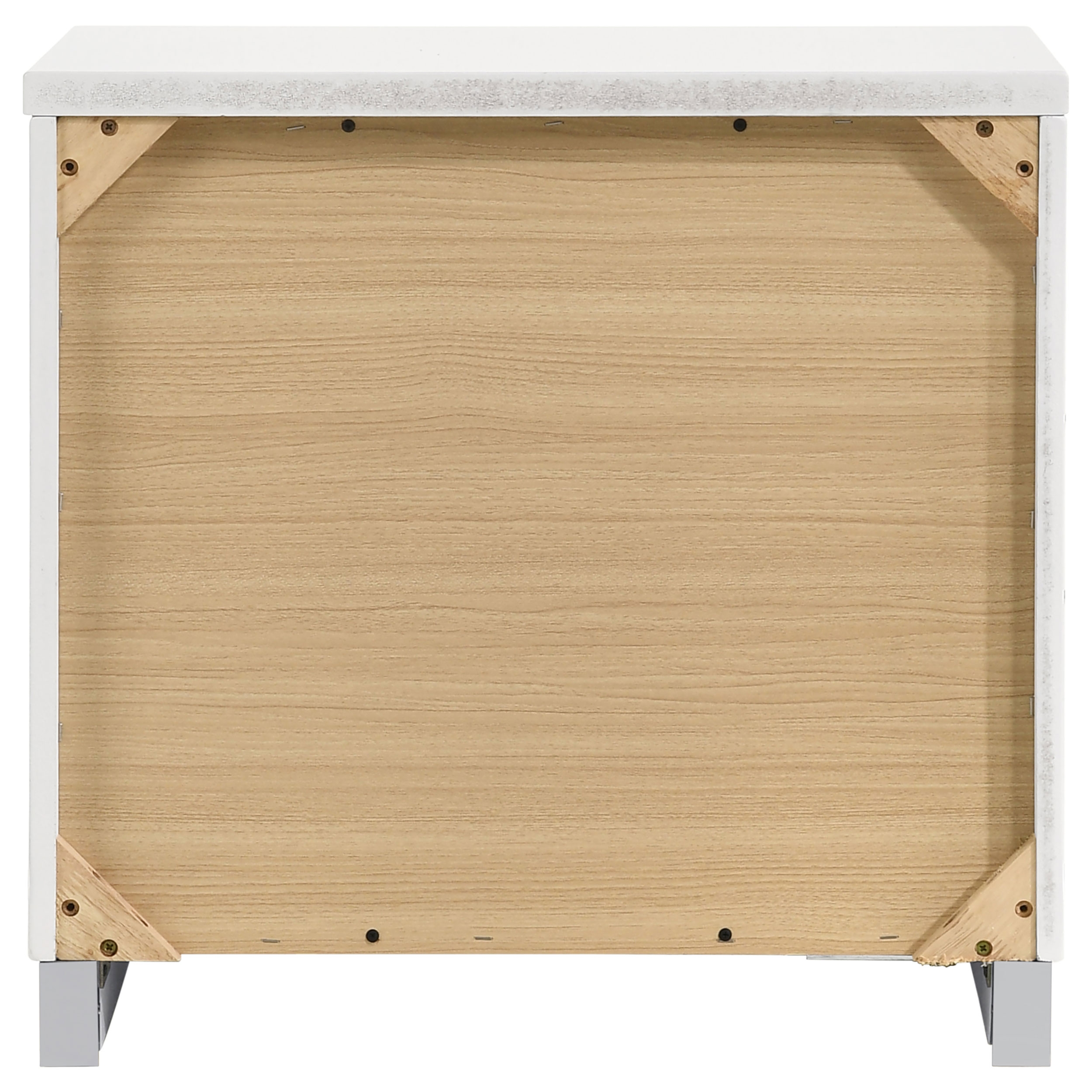 Felicity Wood Nightstand w/2 Drawers