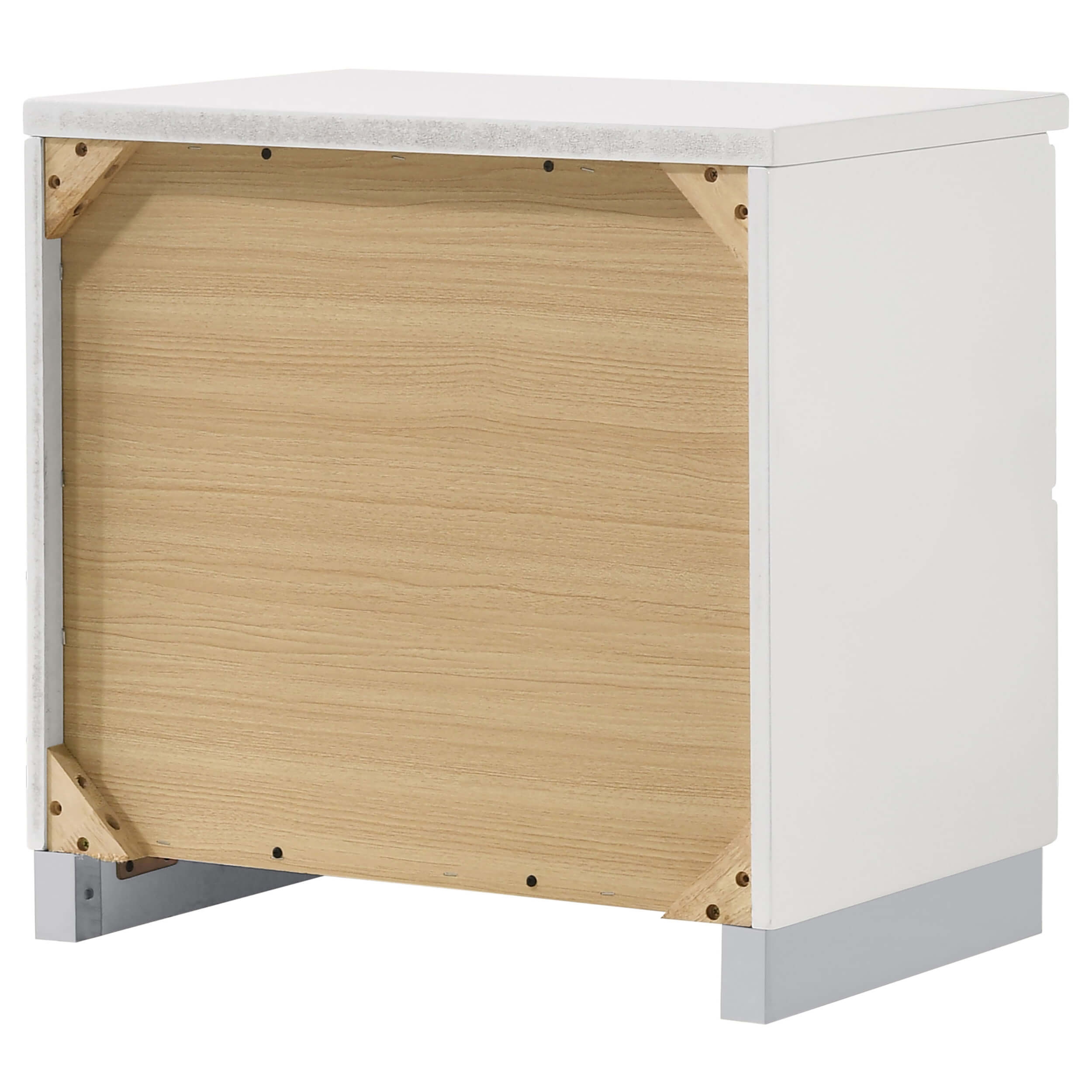 Felicity Wood Nightstand w/2 Drawers