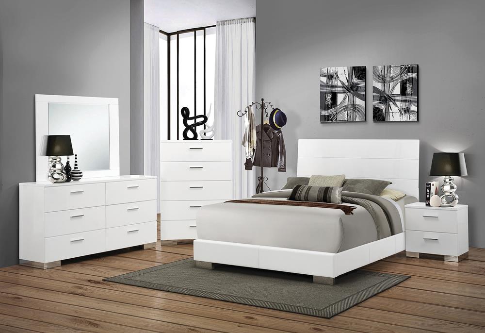 Felicity Wood Double Dresser w/6 Drawers
