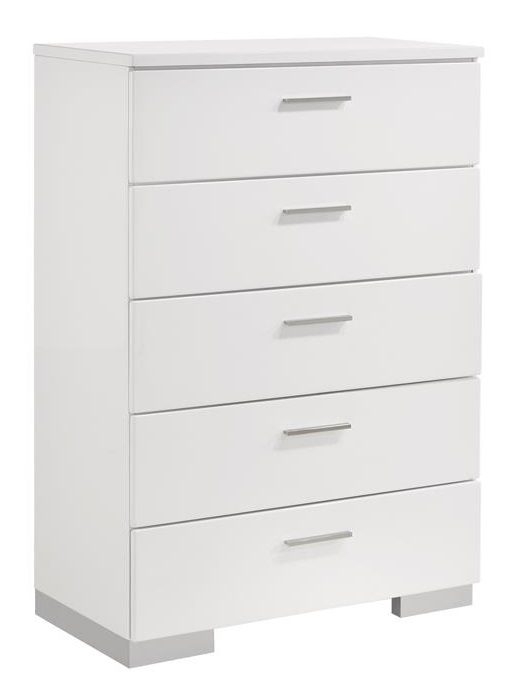 Woodies Austin 5-Drawer Dresser BN34309, White 7007249