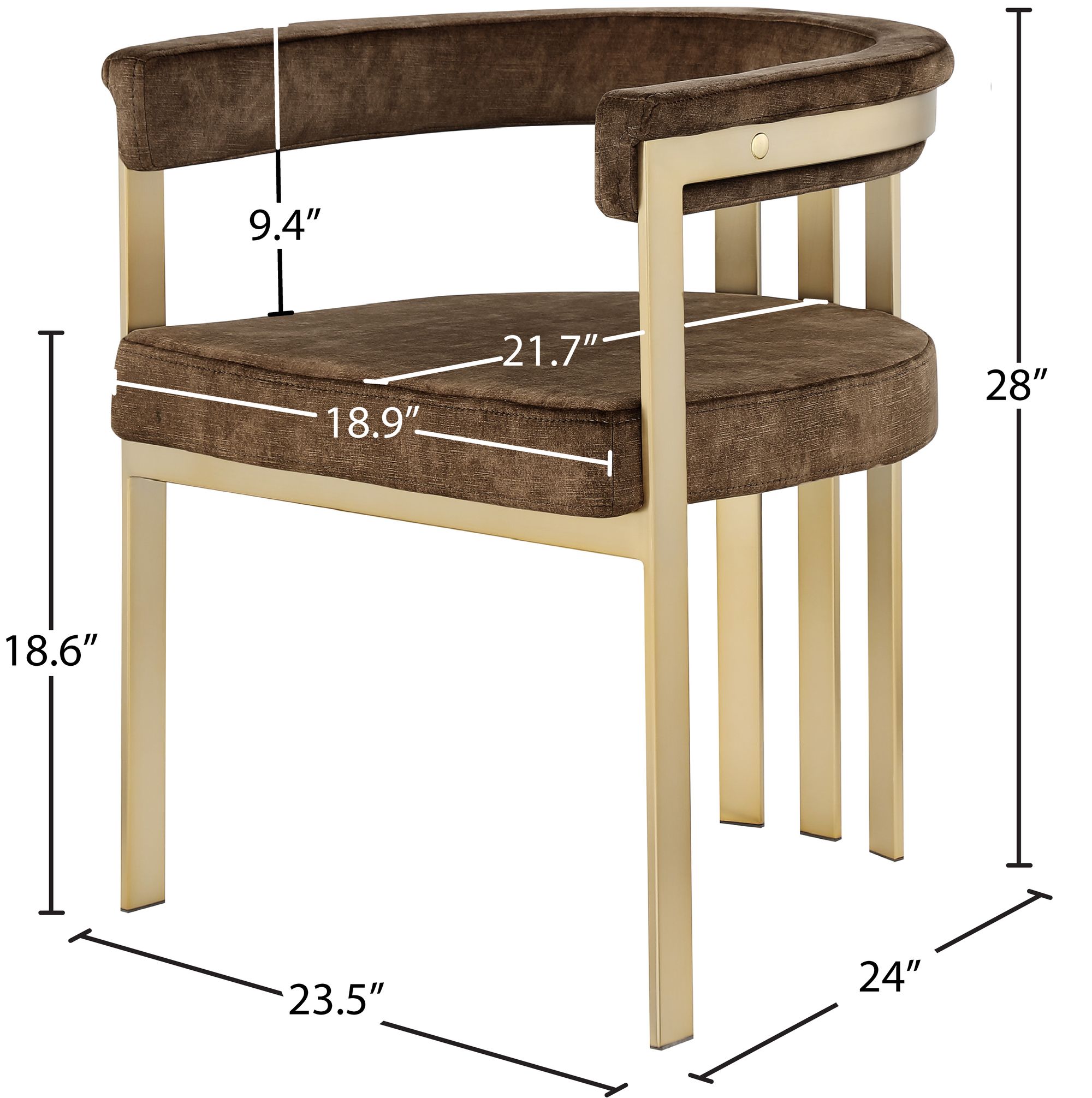 Marcello Velvet Dining Chair