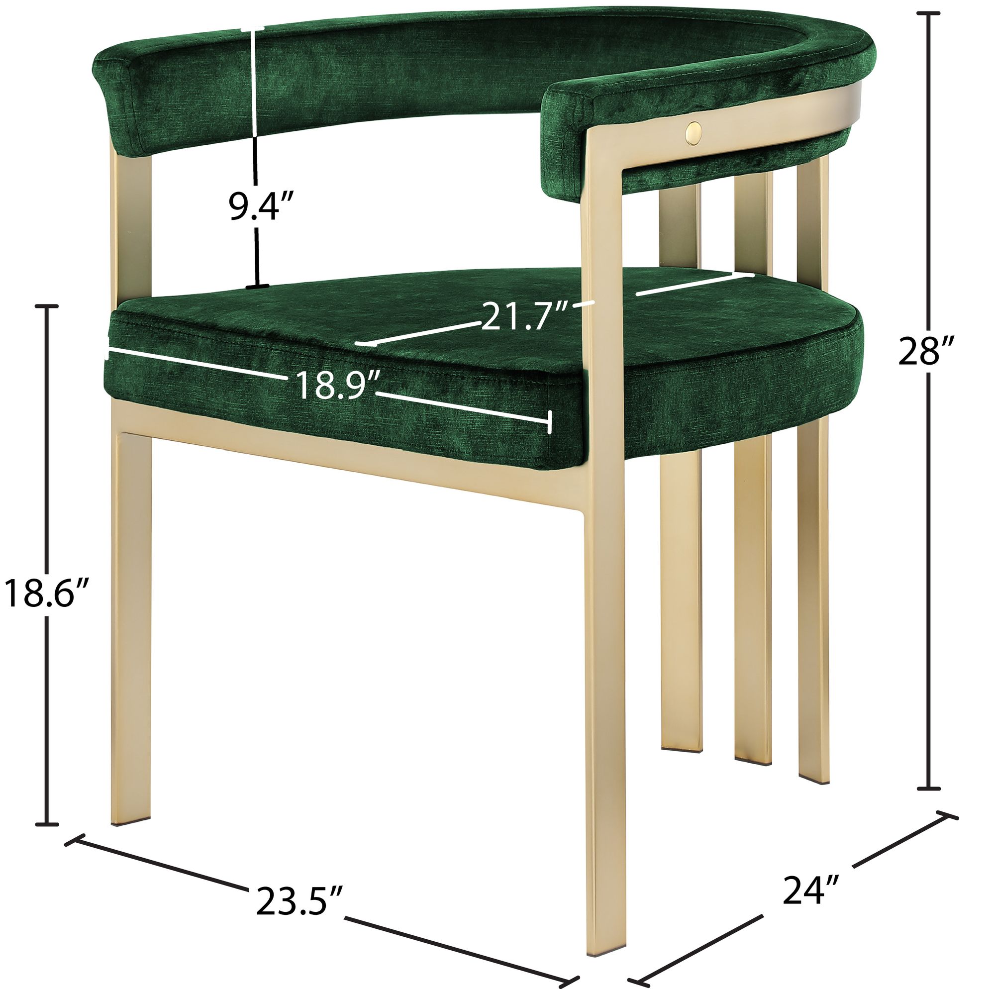 Marcello Velvet Dining Chair