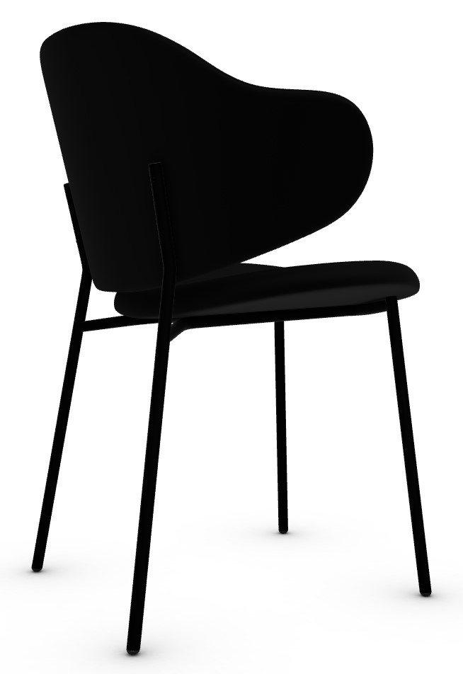 Holly Venice Fabric/Metal Dining Chair
