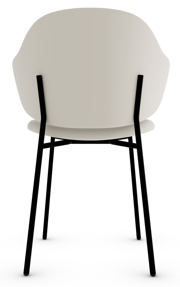 Holly Venice Fabric/Metal Dining Chair