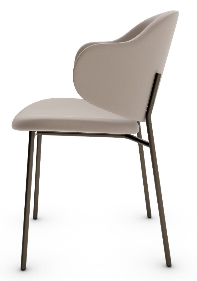 Holly Upholstery/Metal Dining Chair