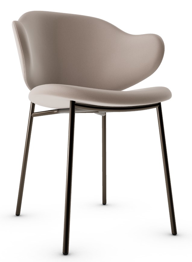 Holly Upholstery/Metal Dining Chair