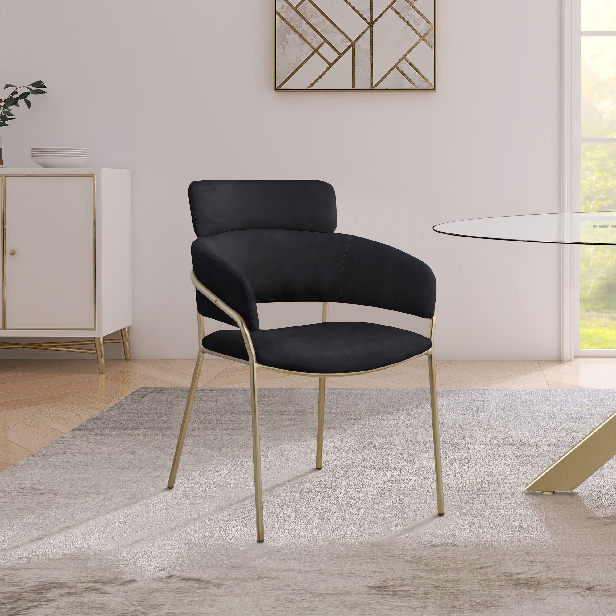 Yara Velvet Dining Chair