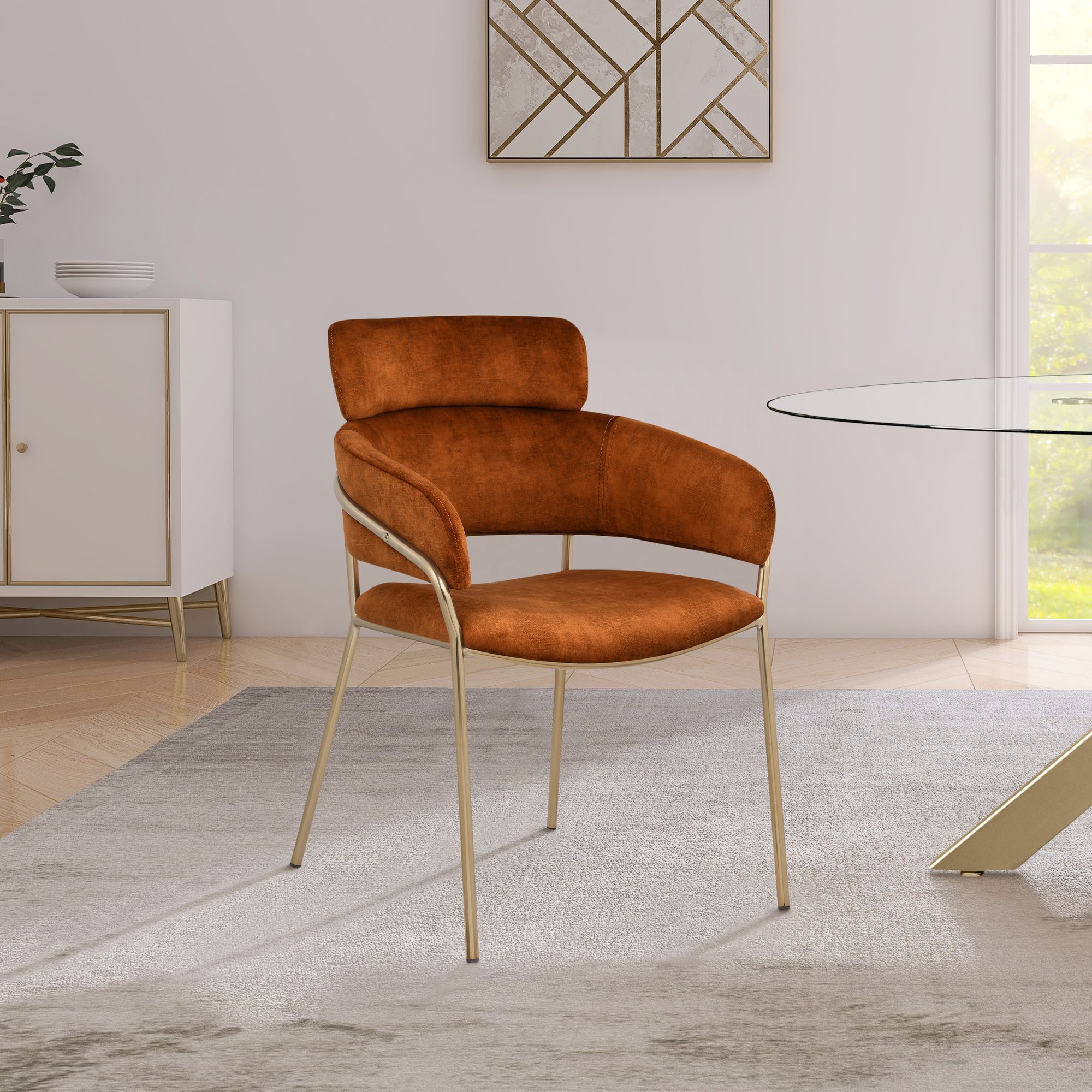 Yara Velvet Dining Chair