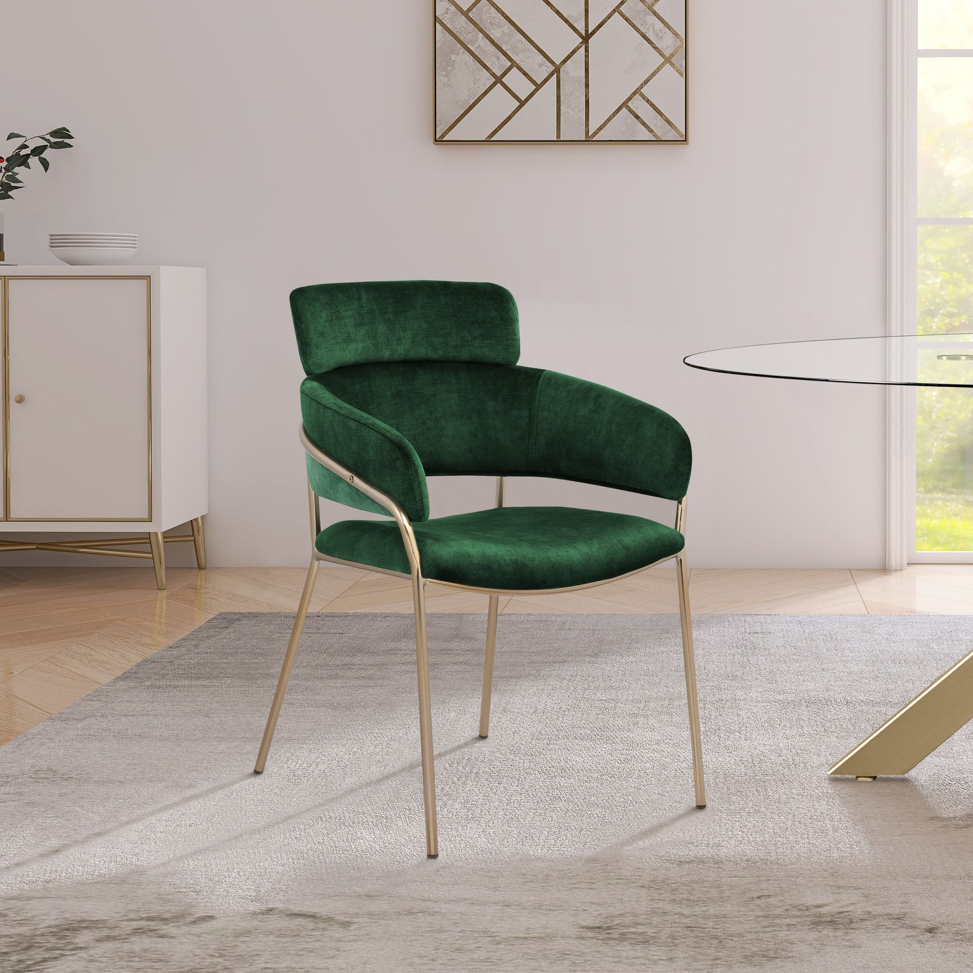 Yara Velvet Dining Chair