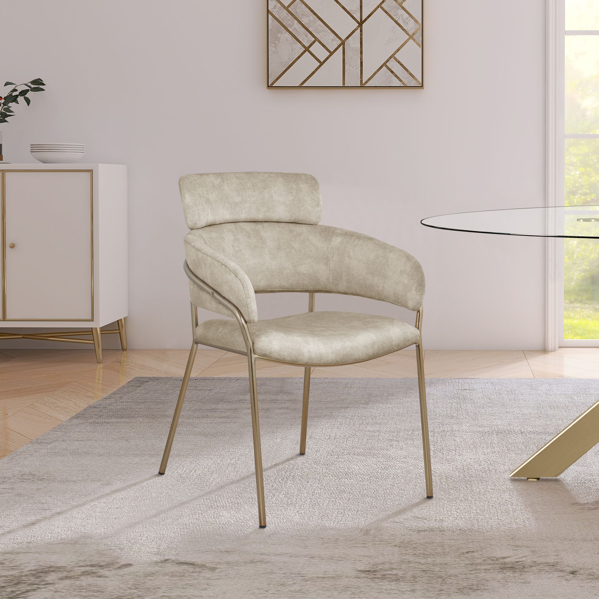 Yara Velvet Dining Chair