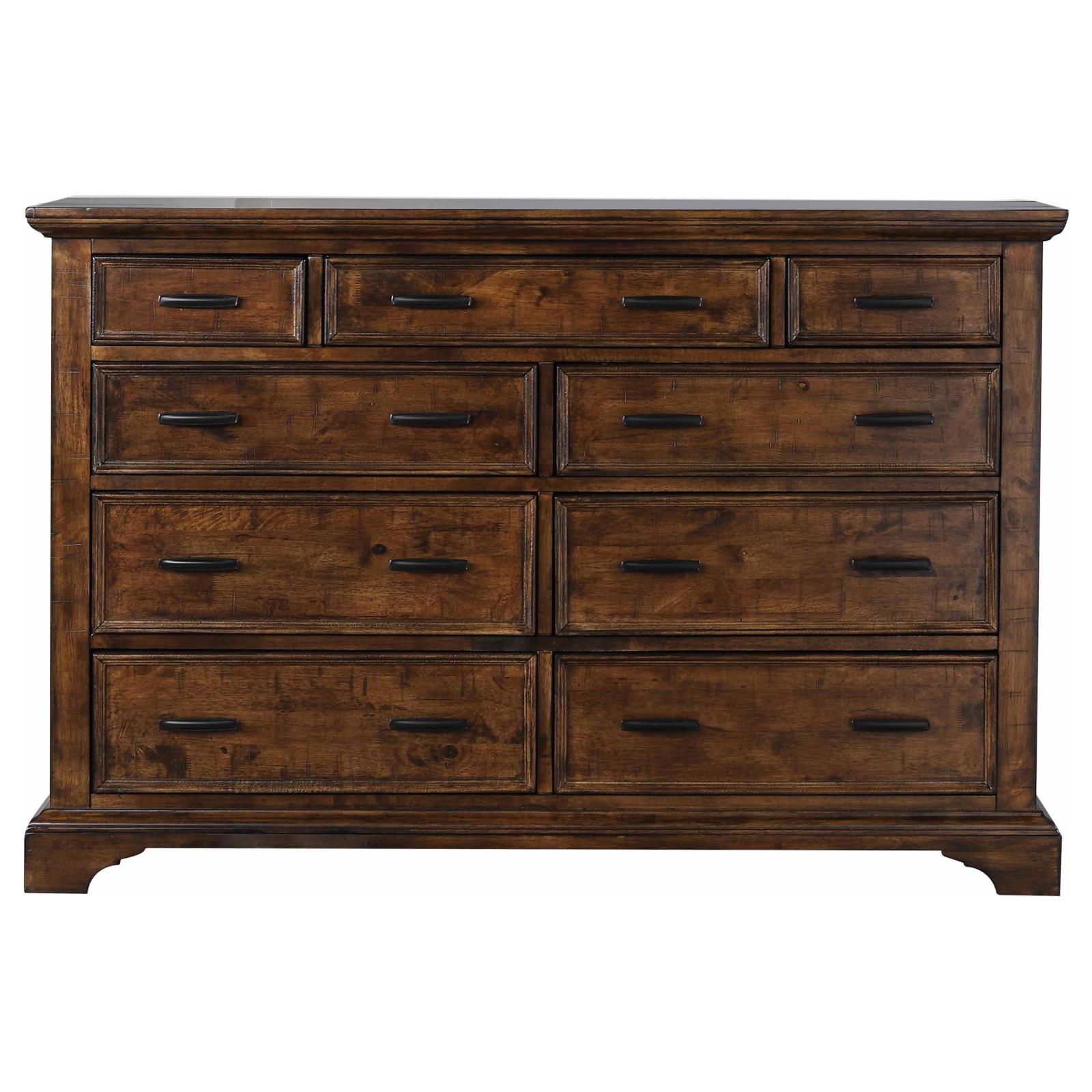 Elk Grove Wood Dresser w/9 Drawer