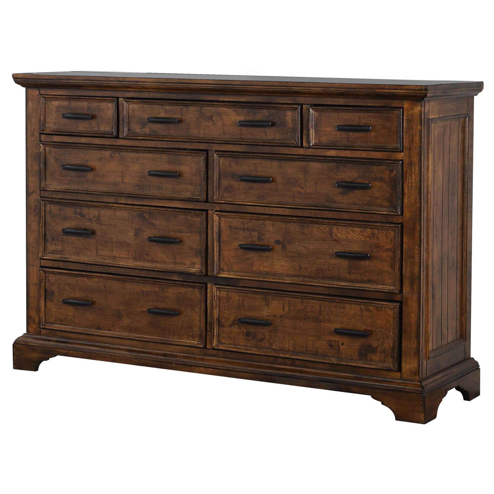 Elk Grove Wood Dresser w/9 Drawer