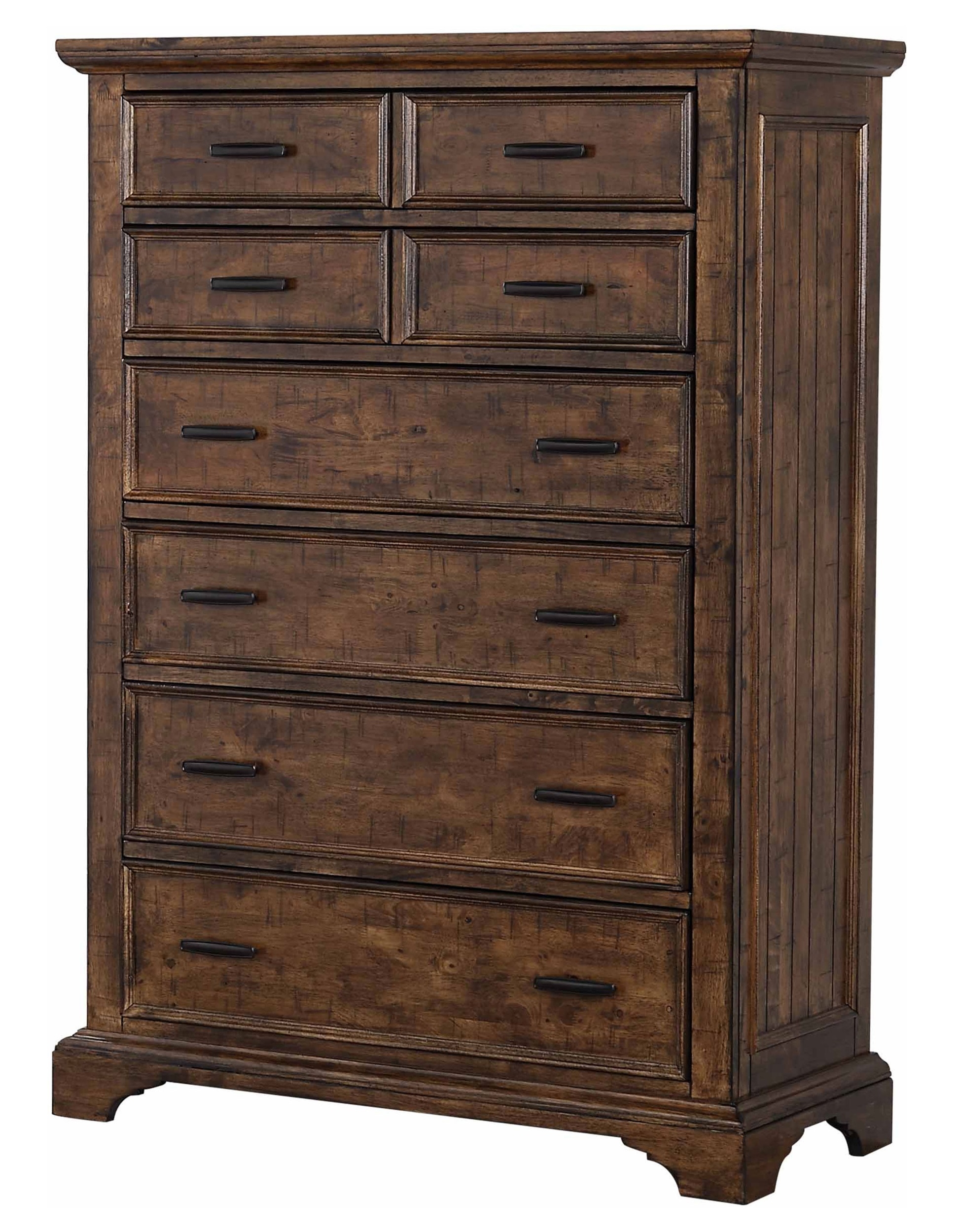 Elk Grove Wood Chest w/7 Drawers