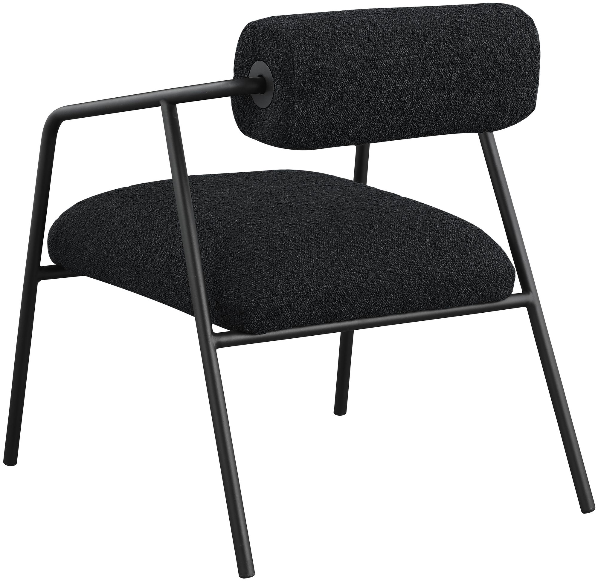 Carly Boucle Fabric Accent Chair