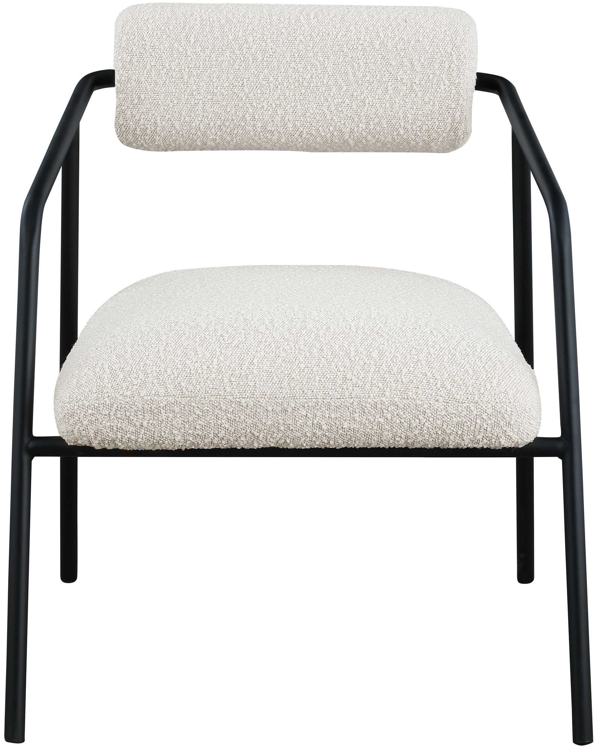 Carly Boucle Fabric Accent Chair