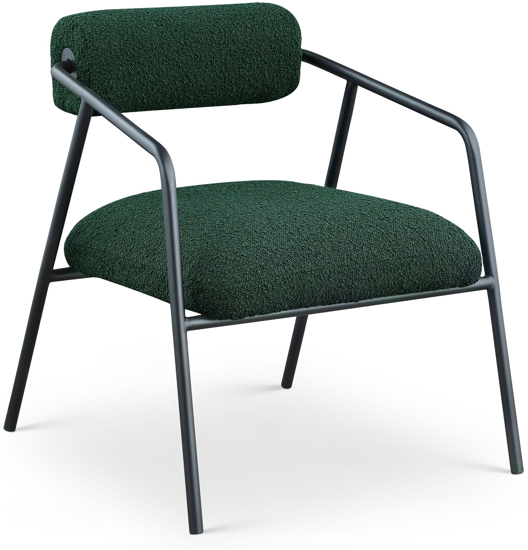 Carly Boucle Fabric Accent Chair