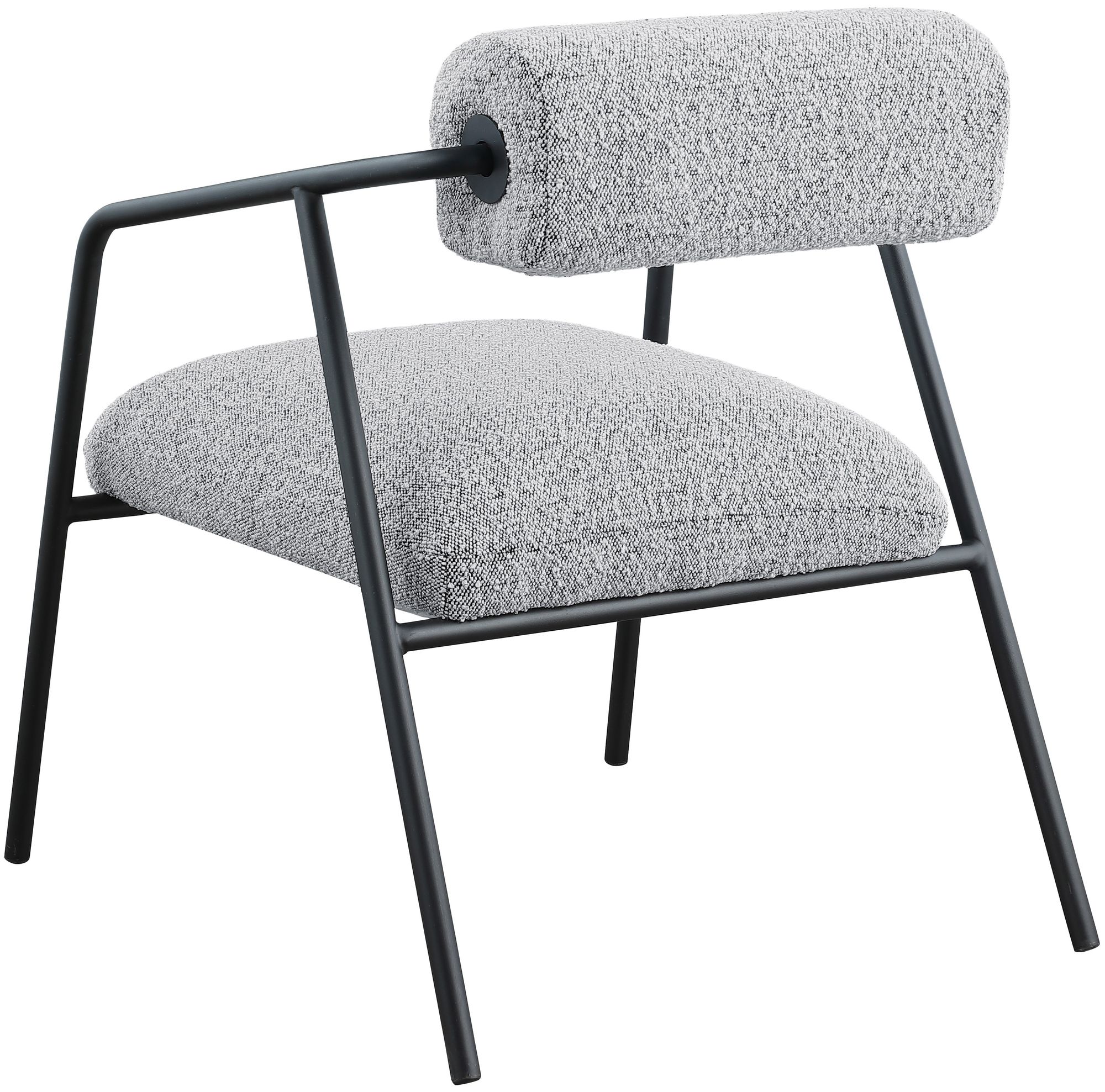 Carly Boucle Fabric Accent Chair