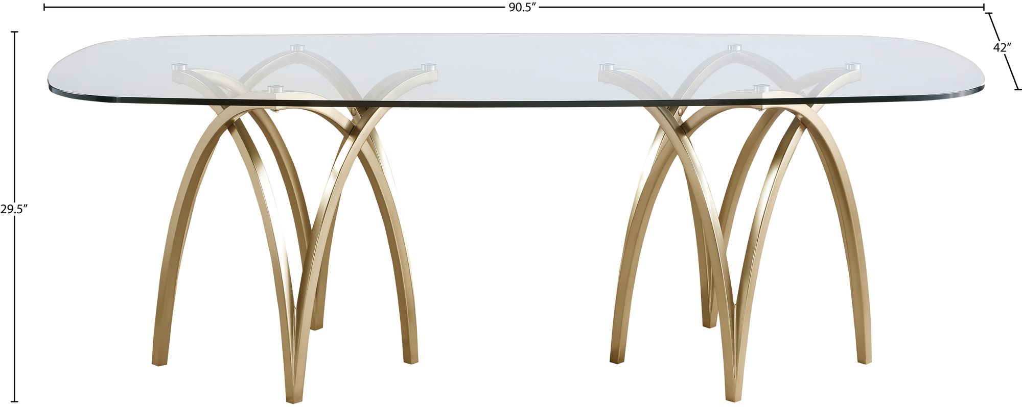 Madelyn 91" Rectangular Dining Table