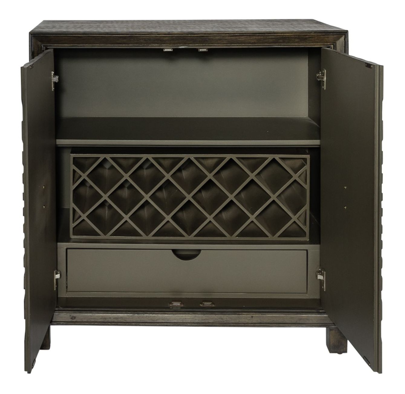 Chaucer 2-Door Wine Accent Cabinet